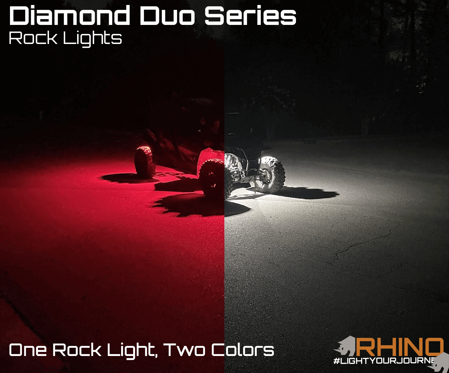 Ultra Bright Billet 24 RGB LED Rock Light Kits - Diamond Series