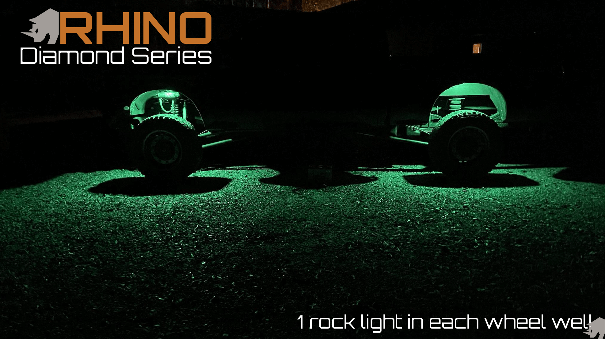 Ultra Bright Billet 24 RGB LED Rock Light Kits - Diamond Series - Rhino  Lights LLC